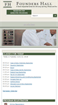 Mobile Screenshot of founders-hall.org