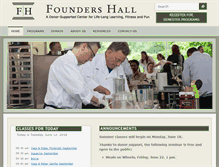 Tablet Screenshot of founders-hall.org